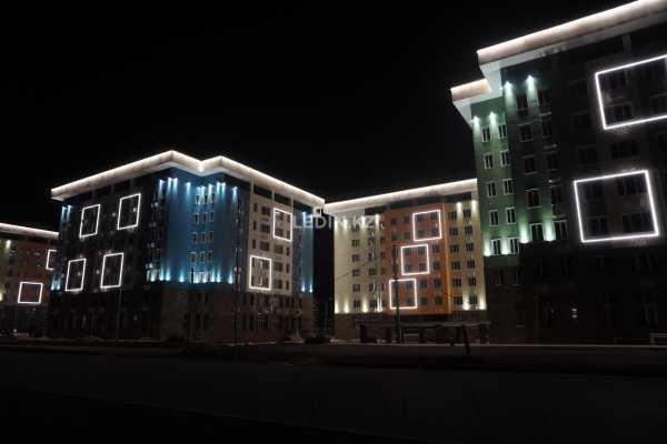 Освещение Административных жилых домов г. Туркестан