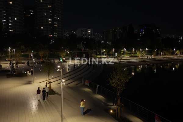 Набережная озера Сайран 